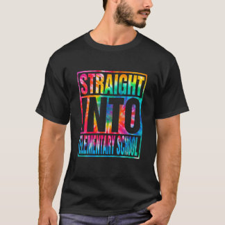 Camiseta Tie Dye Hetero Na Escola Secundária De Volta À Sc