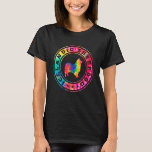 Camiseta Tie Dye Islandês Sheepdog Cachorro Mãe Pai Pet