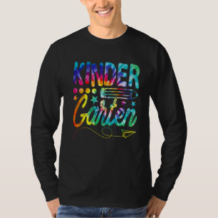 Camiseta Tie Dye Kindergarten Estudantes Crianças Professor