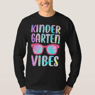 Camiseta Tie Dye Kindergarten Vibes Squad 1rua Dia Da Escol