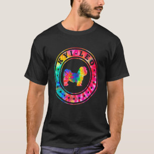 Camiseta Tie Dye Kyi Leo Dog Mãe Pai Pet