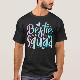 Camiseta Tie Dye Melhor Amigo Correspondendo Bestie Squad B