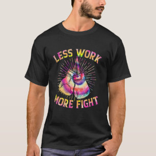 Camiseta Tie Dye Mess Work More Fight Boxer Kickboxe Kick