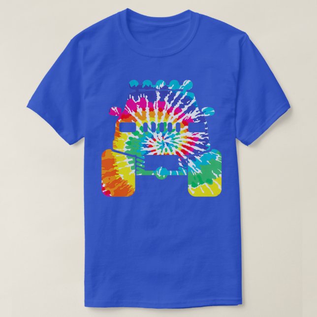 Camiseta Tie Dye Monster Truck Front 2 (Frente do Design)