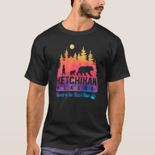 Camiseta Tie Dye Mother Bear and Cubs Ketchikan Alaska