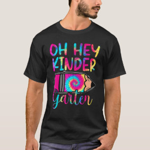 Camiseta Tie Dye Oh Ei Jardim de Infância Primeiro Dia da F