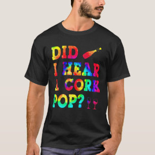 Camiseta Tie Dye, ouvi um presente de Pop de Cork para mulh
