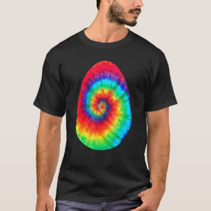 Camiseta Tie Dye Páscoa Ovos Cesta de Coelhinhos Dia do Fel