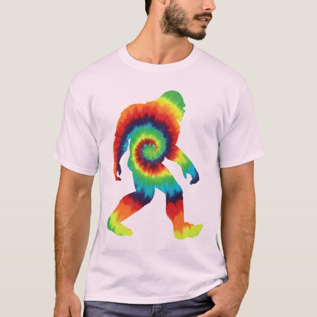 Camiseta Tie Dye Pé Grande  (Frente)