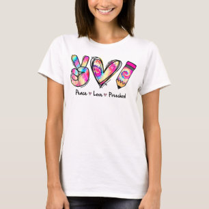 Camiseta Tie Dye Peace Love E Preschocoline Boy Tea