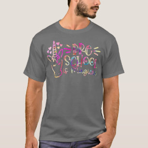 Camiseta Tie Dye Preschool É Um Unicórnio Mágico De Volta À