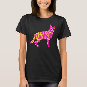 Camiseta Tie Dye Psychedelic German shepherd Alsaciano