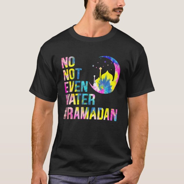 Camiseta Tie Dye Ramadan Kareem 2022 Nem Mesmo Rama Água (Frente)
