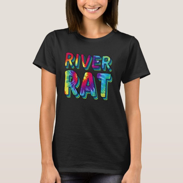 Camiseta Tie Dye River Rat (Frente)