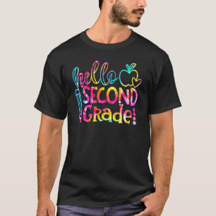 Camiseta Tie Dye segundo Grade Hello Segundo Grau Esquadrão
