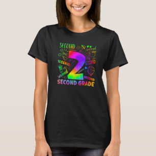 Camiseta Tie Dye segundo Grau Tipografia Equipe Tea De Segu