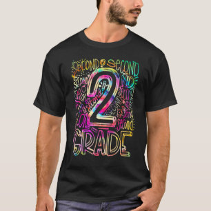 Camiseta Tie Dye segundo Grau Tipografia Equipe Tea De Segu