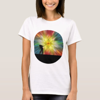Camiseta Tie Dye Silhouette Golfer