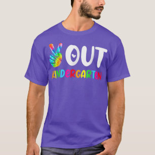 Camiseta Tie Dye Sinal de Paz Colorida Mão Fora do Jardim d