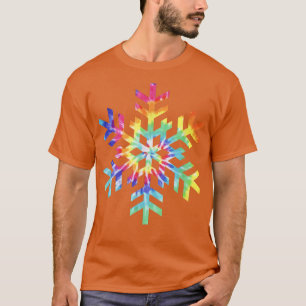 Camiseta Tie Dye Snowflake Natal 919