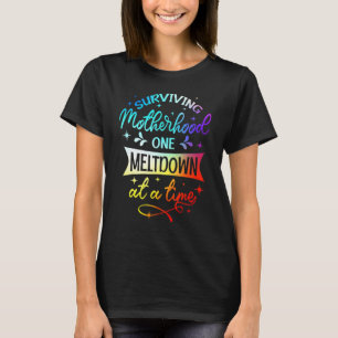 Camiseta Tie Dye Sobrevivendo À Maternidade Um Derrete Por