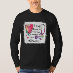 Camiseta Tie Dye Stethoscope Enfermeira de Oncologia Enferm