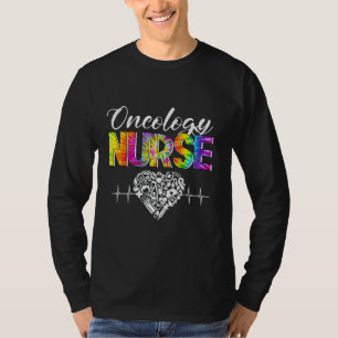 Camiseta Tie Dye Stethoscope Oncologia Enfermeira Dia Enfer