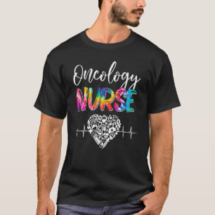 Camiseta Tie Dye Stethoscope Oncologia Enfermeira Dia Enfer