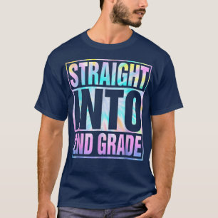 Camiseta Tie Dye Straight Into 2nd Grade Back To School Tea
