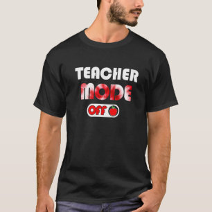 Camiseta Tie Dye Teacher Mode Off Feliz Dia Passado Da Esco