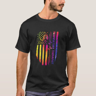 Camiseta Tie Dye Terapêutica Respiratória RT Sinalizador De