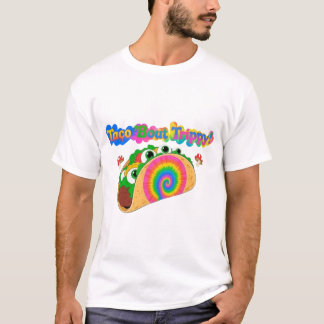 Camiseta Tie Dye Trippy Taco – Comida Colorida Div