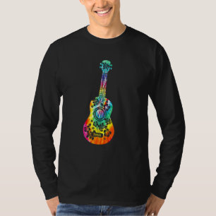 Camiseta Tie Dye Ukulele Player músico havaiano