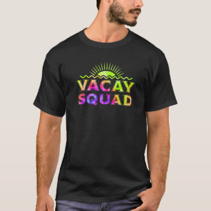 Camiseta Tie Dye Vacay Squad Summer Mating Family Trip Re