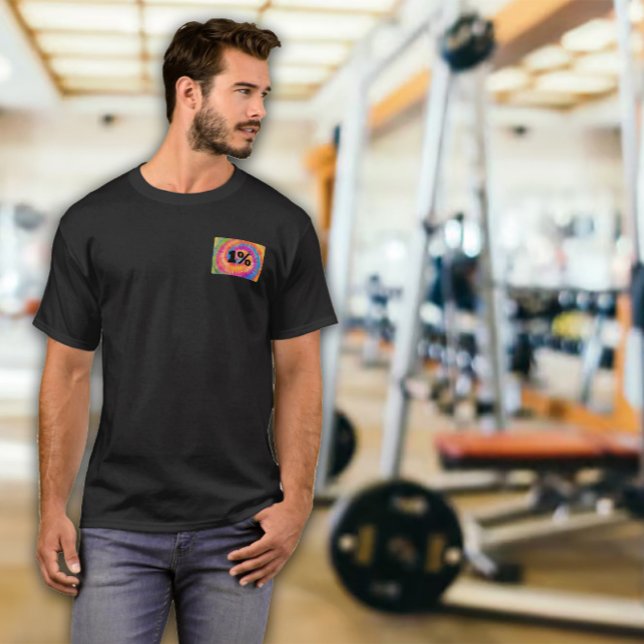 Camiseta Tie Dyed Mens Exercise (Criador carregado)