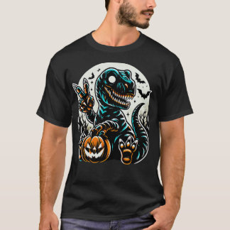 Camiseta TieDye Dinossaur Hippie Dinosaur Halloween