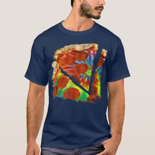 Camiseta Tiedye Pizza Rainbow Trippy 32695588