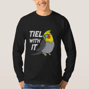 Camiseta Tiel com seu Cockatiel Bird Parrot