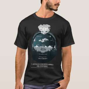 Camiseta Tierra Plana Ancestral Concepto Del Universo Flat