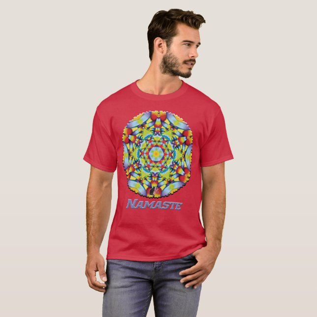 Camiseta Tiers Namaste Kaleidoscope (Frente Completa)