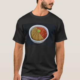 Camiseta Tigela de Arroz com Ovas de Salmão e Ouriço-do-Mar