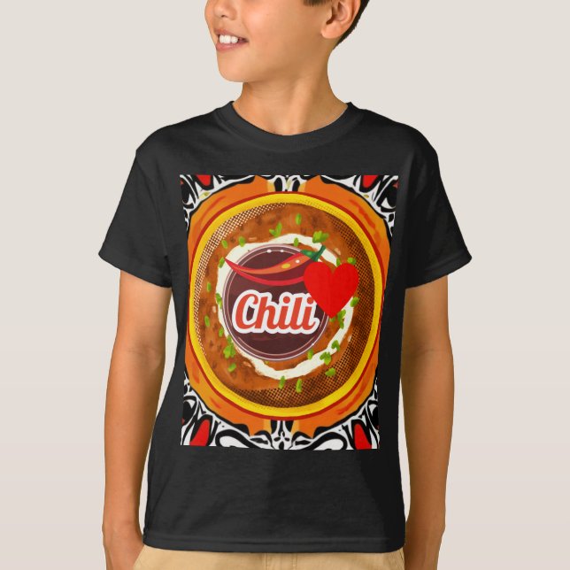 Camiseta tigela de chili (Frente)