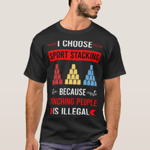 Camiseta Tigela de Empilhamento de Esporte Empilhamento Ráp