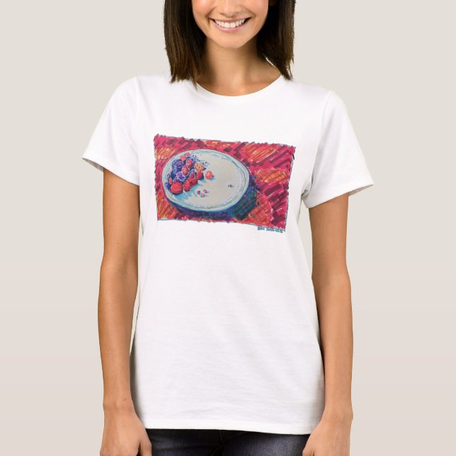 Camiseta Tigela de Frutas Vermelhas (Frente)