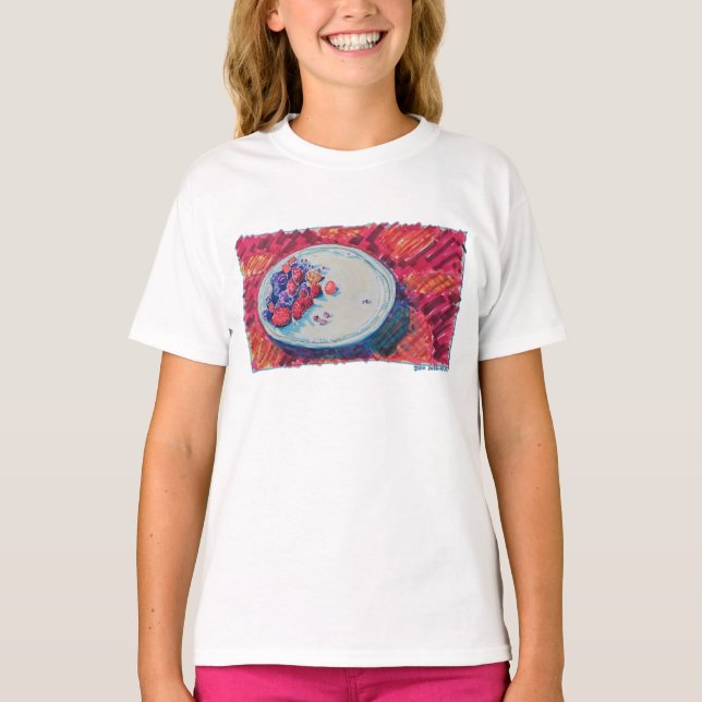 Camiseta Tigela de Frutas Vermelhas (Frente)