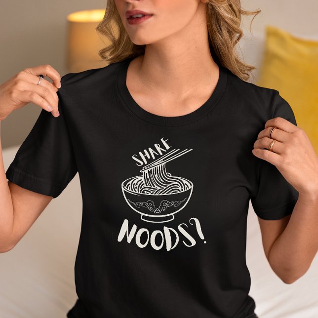 Camiseta Tigela de macarrão engraçada “Send Noods”  (Criador carregado)