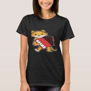 Camiseta Tiger Accordion Player