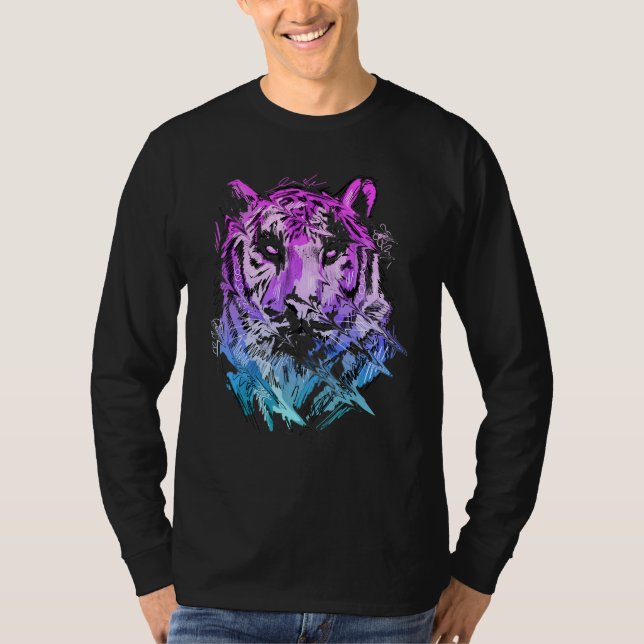 Camiseta Tiger Animal Art Animal Lovers_2 (Frente)