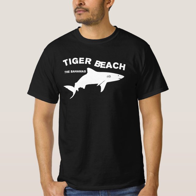 Camiseta Tiger Beach - The Bahamas Shark Diving T Shirt (Frente)