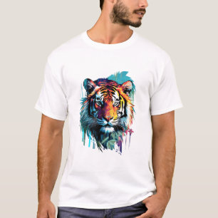Camiseta Tiger Beast World Predator Wild Art